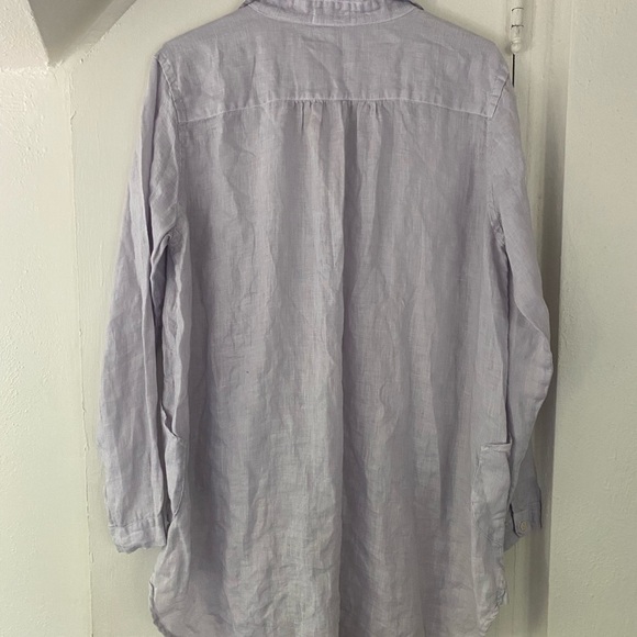 CP Shades Teton Linen Tunic in Lilac Size Medium - Picture 8 of 11